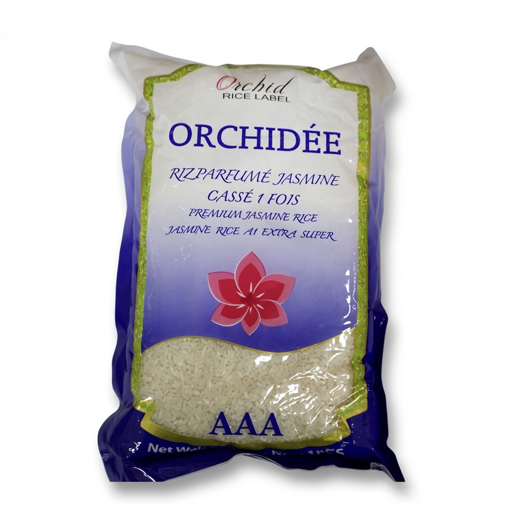 Riz parfumé jasmin cassé 1 fois Orchidée 1kg